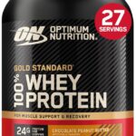 Optimum Nutrition Gold Standard 100% Whey Protein Powder, Chocolate Peanut Butter, 2 Pound (Packaging May Vary)