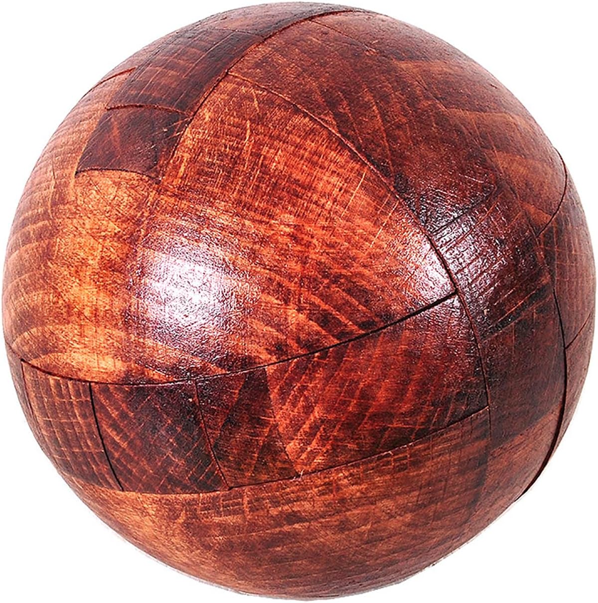 Wooden Brain Teasers Puzzle Handmade Big Wooden Puzzle Magic Ball Toy Intelligence IQ Games 3D Sphere Puzzles for Kids and Adults (Coffee) Wooden Brain Teasers Puzzle Handmade Big Wooden Puzzle Magic Ball Toy Intelligence IQ Games 3D Sphere Puzzles for Kids and Adults (Coffee)