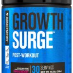 Jacked Factory Growth Surge Creatine Post Workout w/L-Carnitine - Daily Muscle Builder & Recovery Supplement with Creatine Monohydrate, Betaine, L-Carnitine L-Tartrate - 30 Servings, Swoleberry