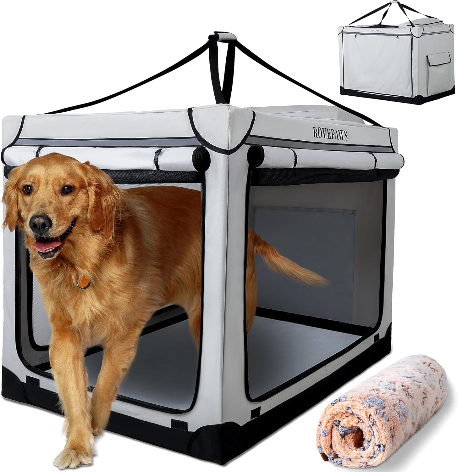 Soft Travel Dog Crate - 42 Inch Soft Travel Dog Crate - 42 Inch