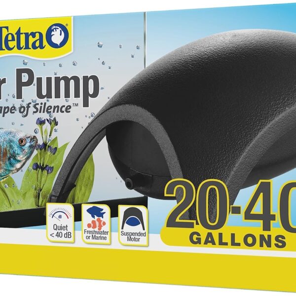 Tetra Whisper Air Pump with Minimal Noise and Maximum Air Flow
