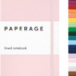PAPERAGE Lined Journal Notebook, (Blush), 160 Pages, Medium 5.6 in x 8 in - 100 GSM Thick Paper  Hardcover Journaling Notebook for Work, School & Note Taking