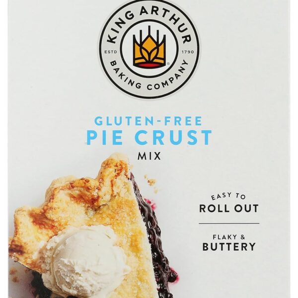 King Arthur Flour Gluten Free Pie Crust Mix, Packaging May Vary, 14 Ounces (Pack of 1)