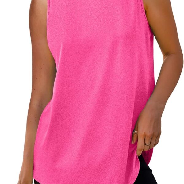 Womens Workout Tank Tops Lightweight Sleeveless Shirts for Women Loose Fit Tops for Athletic Running Tennis Yoga