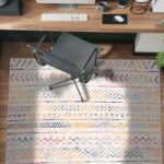 Rugshop Geometric Boho Area Rug  Multi Tribal Pattern, Perfect for Living Room, Bedroom, Office, 3x5