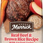 Merrick Healthy Grains Premium Adult Dry Dog Food, Wholesome And Natural Kibble With Beef And Brown Rice - 4.0 lb. Bag