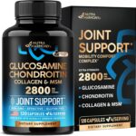 Glucosamine Chondroitin MSM Collagen | HSA | Joint Support Supplement 2800 mg | Made in USA | FSA Approved Product Items | Flexibility Nutritional Vitamins | For Men & Women, 120 Capsules