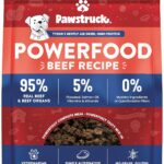 Pawstruck Air Dried Dog Food with Real Beef, Grain-Free, Made in USA, Non-GMO & Vet Recommended, High Protein Limited Ingredient Full-Feed for All Breeds & Ages, 2lb Bag