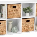 Best Choice Products 8-Cube Storage Organizer, 11in Shelf Opening, Bookcase, Display Shelf, Customizable w/ 3 Removable Back Panels  White