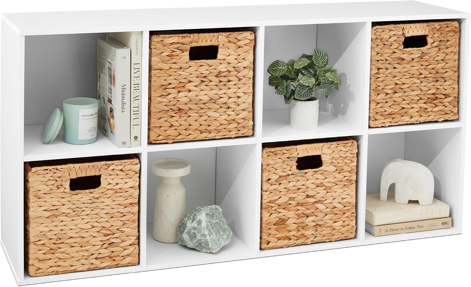 Best Choice Products 8-Cube Storage Organizer, 11in Shelf Opening, Bookcase, Display Shelf, Customizable w/ 3 Removable Back Panels White Best Choice Products 8-Cube Storage Organizer, 11in Shelf Opening, Bookcase, Display Shelf, Customizable w/ 3 Removable Back Panels White