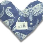 Stillnus Weighted Heart Eye Pillow with Organic Lavender & Flaxseed  Relaxation Gift for Women, Meditation Tool, Mindful Rest, Cooling Eye Mask, Wellness Self-Care Kit