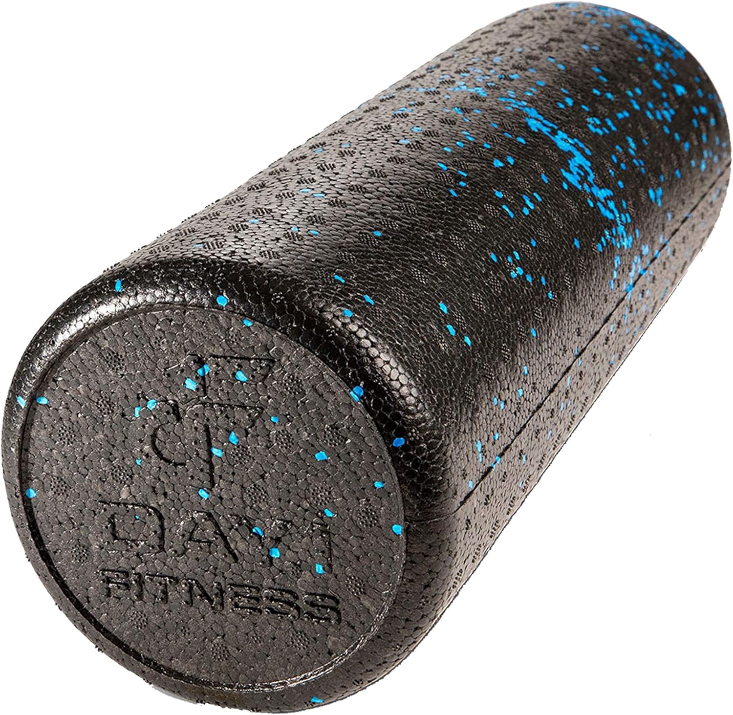 Day 1 Fitness High Density Muscle Foam Rollers - Sports Massage Rollers for Stretching, Physical Therapy, Deep Tissue, Myofascial Release - Ideal for Exercise and Pain Relief - Speckled Blue, 12 Day 1 Fitness High Density Muscle Foam Rollers - Sports Massage Rollers for Stretching, Physical Therapy, Deep Tissue, Myofascial Release - Ideal for Exercise and Pain Relief - Speckled Blue, 12