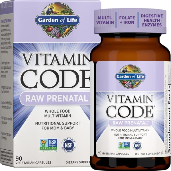 Garden of Life Vitamin Code Raw Prenatal, 90 CT