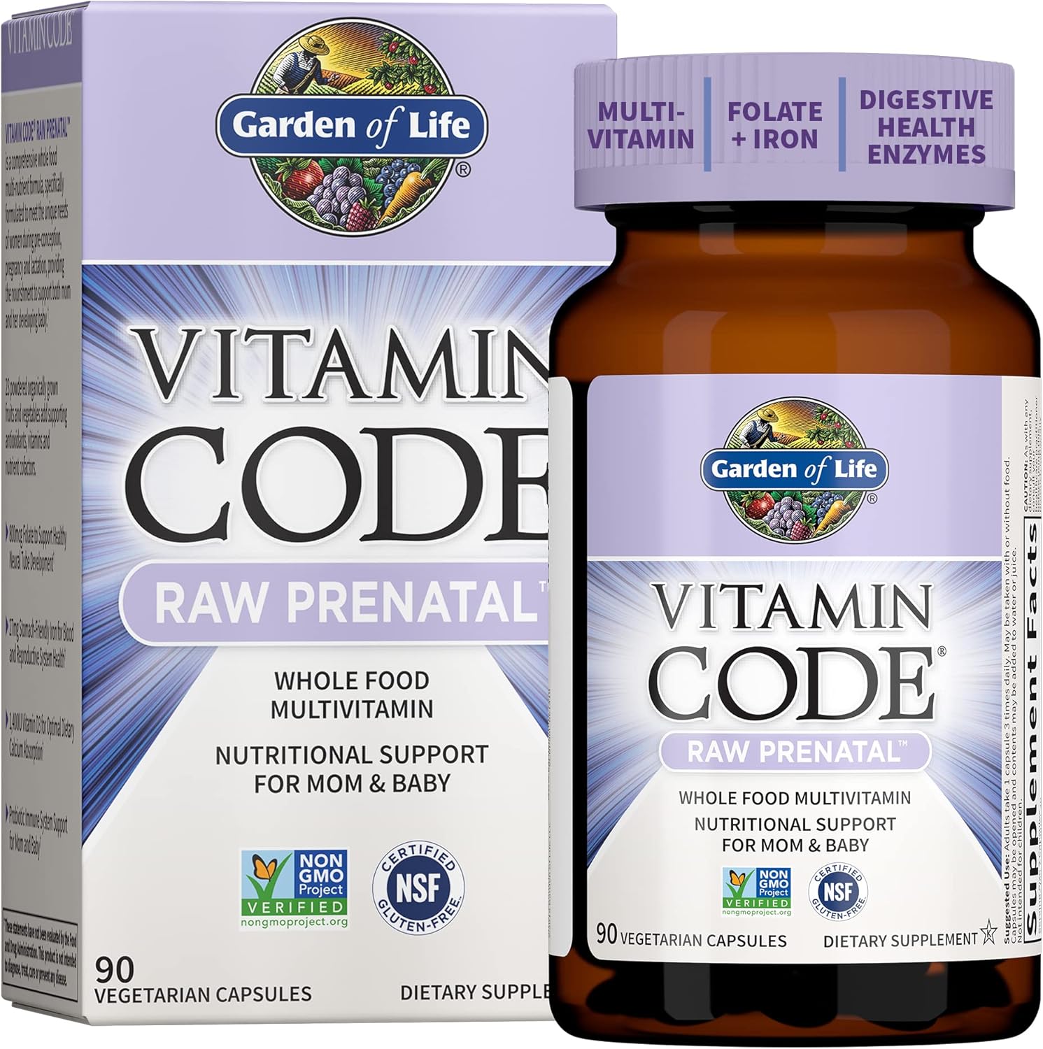 Garden of Life Vitamin Code Raw Prenatal, 90 CT Garden of Life Vitamin Code Raw Prenatal, 90 CT