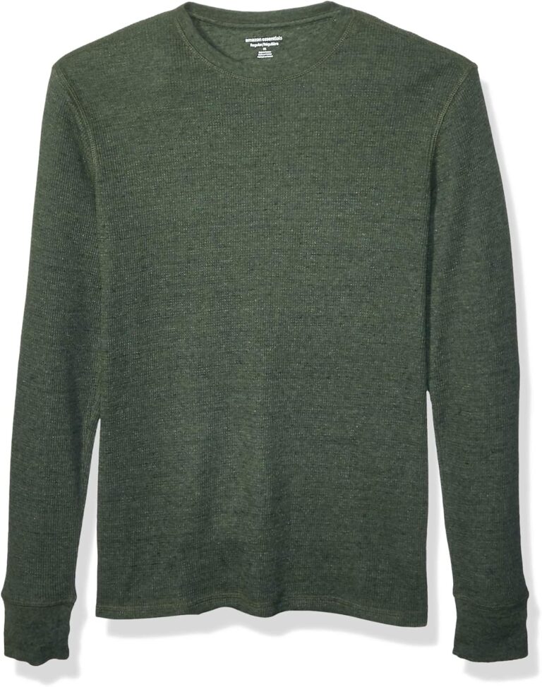 Amazon Essentials Men's Long Sleeve Waffle Shirt