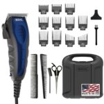 Wahl USA Self Cut Compact Corded Clipper Personal Haircutting Kit with Adjustable Taper Lever, and 11 Hair Clipper Guards for Clipping, Trimming & Personal Grooming  Model 3029683