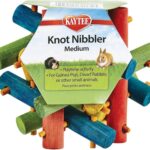 Kaytee Knot Nibbler Chew Toy for Pet Guinea Pigs, Dwarf Rabbits and Other Small Animals, Medium