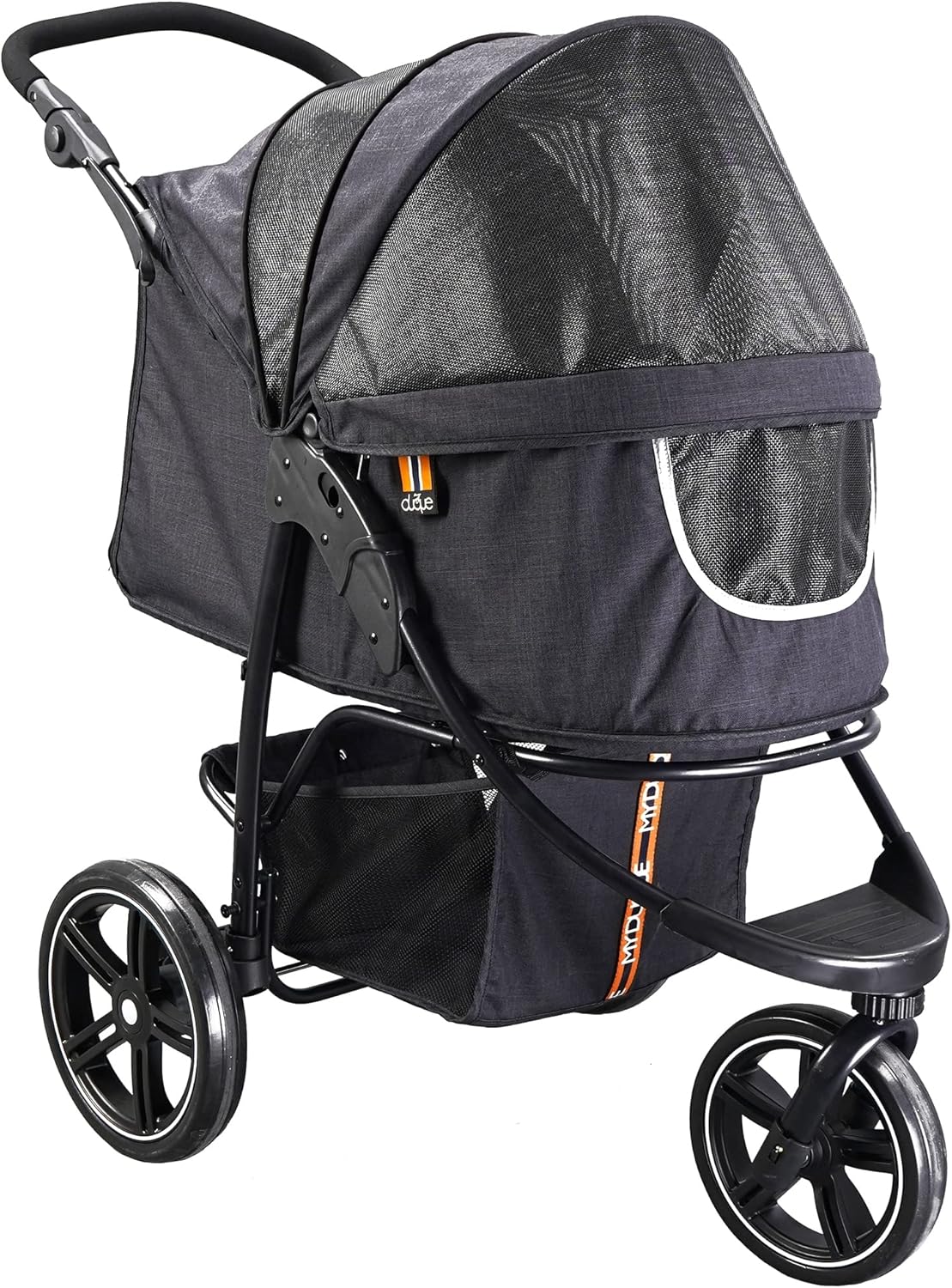 COOPER dog & pet robust buggy, jogger holds up to 32 kg / 70lbs, easy fold, multi-height adjustable soft touch handle, reflective accents, mesh inserts, zippered exits, storage basket below COOPER dog & pet robust buggy, jogger holds up to 32 kg / 70lbs, easy fold, multi-height adjustable soft touch handle, reflective accents, mesh inserts, zippered exits, storage basket below