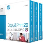 HP Printer Papers | 8.5 x 11 Paper | Copy &Print 20 lb| 6 Pack Case - 2,400 Sheets | 92 Bright | FSC Certified | 200010C