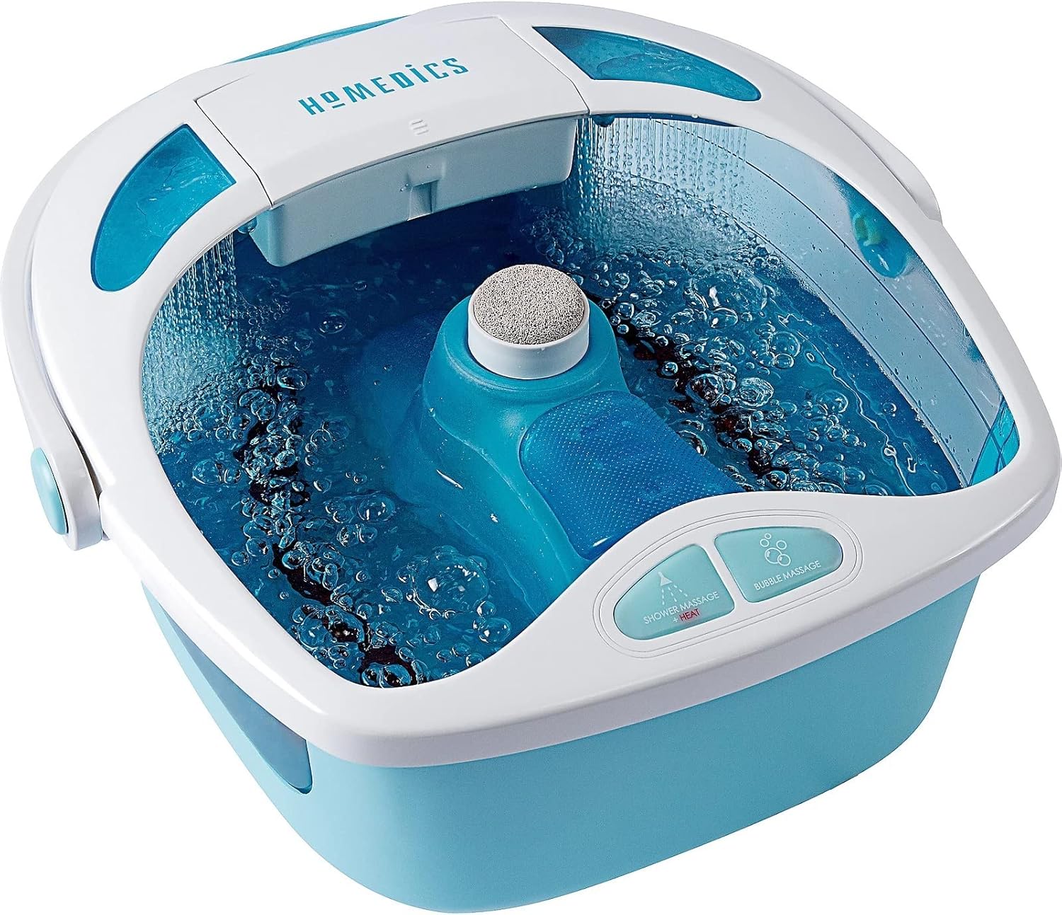 HoMedics Shower Bliss Foot Spa, Shower Massage Water Jets, Pedicure Center with 3 attachments, Toe-Touch Control, FB-625H HoMedics Shower Bliss Foot Spa, Shower Massage Water Jets, Pedicure Center with 3 attachments, Toe-Touch Control, FB-625H