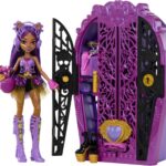 Monster High Skulltimate Secrets Clawdeen Wolf Doll with Wardrobe and 19 Fashion Surprise Accessories, Toy +4 Years (HXH85)