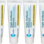 Globe (4 Pack Triple Antibiotic + Pain Relief Ointment 1oz, First Aid Antibiotic, Soothes Pain, Cuts, Burns and Scrapes 24 Hour Infection Protection