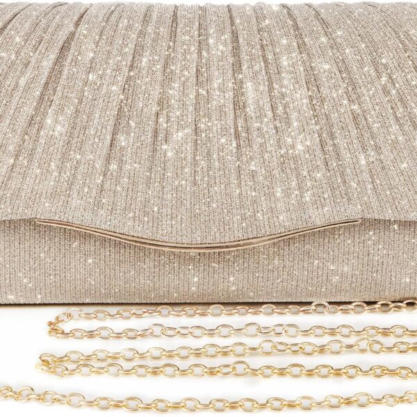Clutch Purses for Women Formal Dressy Evening Bag Handbags Crossbody Bag for Wedding Cocktail Prom Party Elegance Charm
