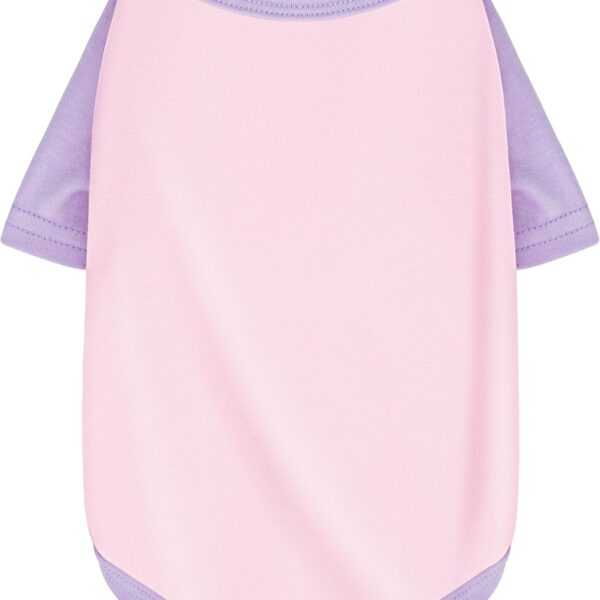 Stylish Pink Color Block Dog Shirt: Premium Polyester, Comfortable, Breathable, and Wrinkle-Resistant. Perfect Apparel for Small, Medium, & Large Dogs, a Must-Have for Pet Lovers M