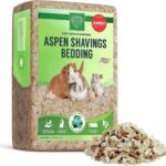 Small Pet Select Premium Natural Aspen Bedding, Animal Bedding for Small Indoor and Outdoor Pets, Made in The USA, Jumbo Size 141 L Pack