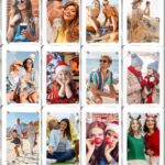 ESRICH 12 Pack-Acrylic Fridge Magnetic Frame, Mini Picture Frames, Double Sided Photo Magnet Frames for Refrigerator, Mini Clear Picture Frame, Gifts (2.36 x 3.54Inch)
