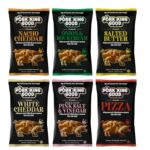 Pork King Good Pork Rinds Variety 6 Pack (Chicharrones) Keto Snacks