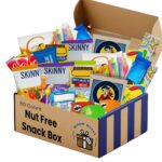 Peanut Free and Nut Free Snack Box  60 Count Bulk Pack of Individually Wrapped Allergy-Friendly Snacks  Assembled by Bussin Boxes