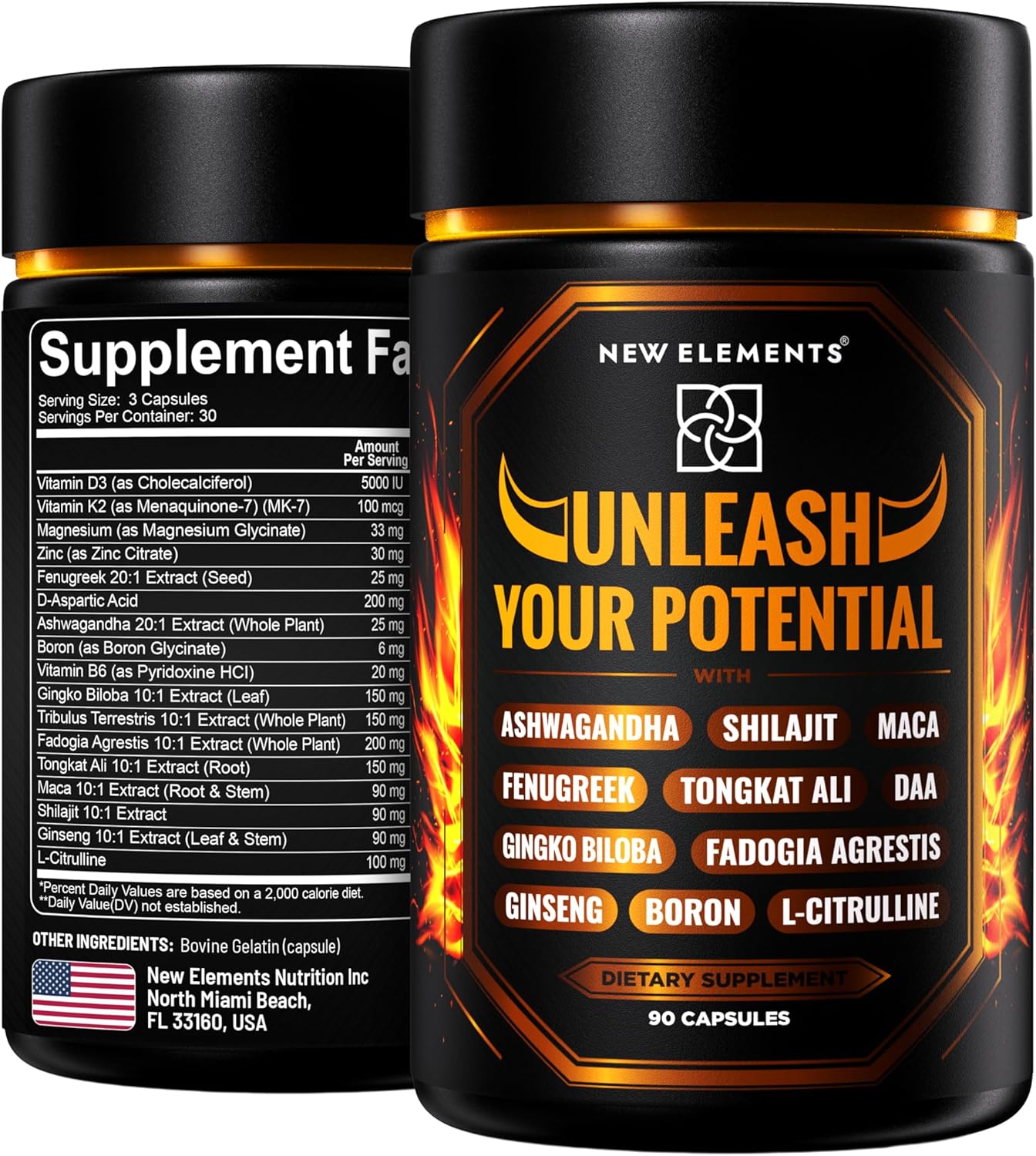 Natural Testosterone Booster Supplement for Men Test Booster with Tongkat Ali, Fadogia Agrestis, Shilajit, Ashwagandha, Ginseng, Tribulus, Boron, DAA, L-Citrulline, D3 K2, Zinc & Magnesium Natural Testosterone Booster Supplement for Men Test Booster with Tongkat Ali, Fadogia Agrestis, Shilajit, Ashwagandha, Ginseng, Tribulus, Boron, DAA, L-Citrulline, D3 K2, Zinc & Magnesium