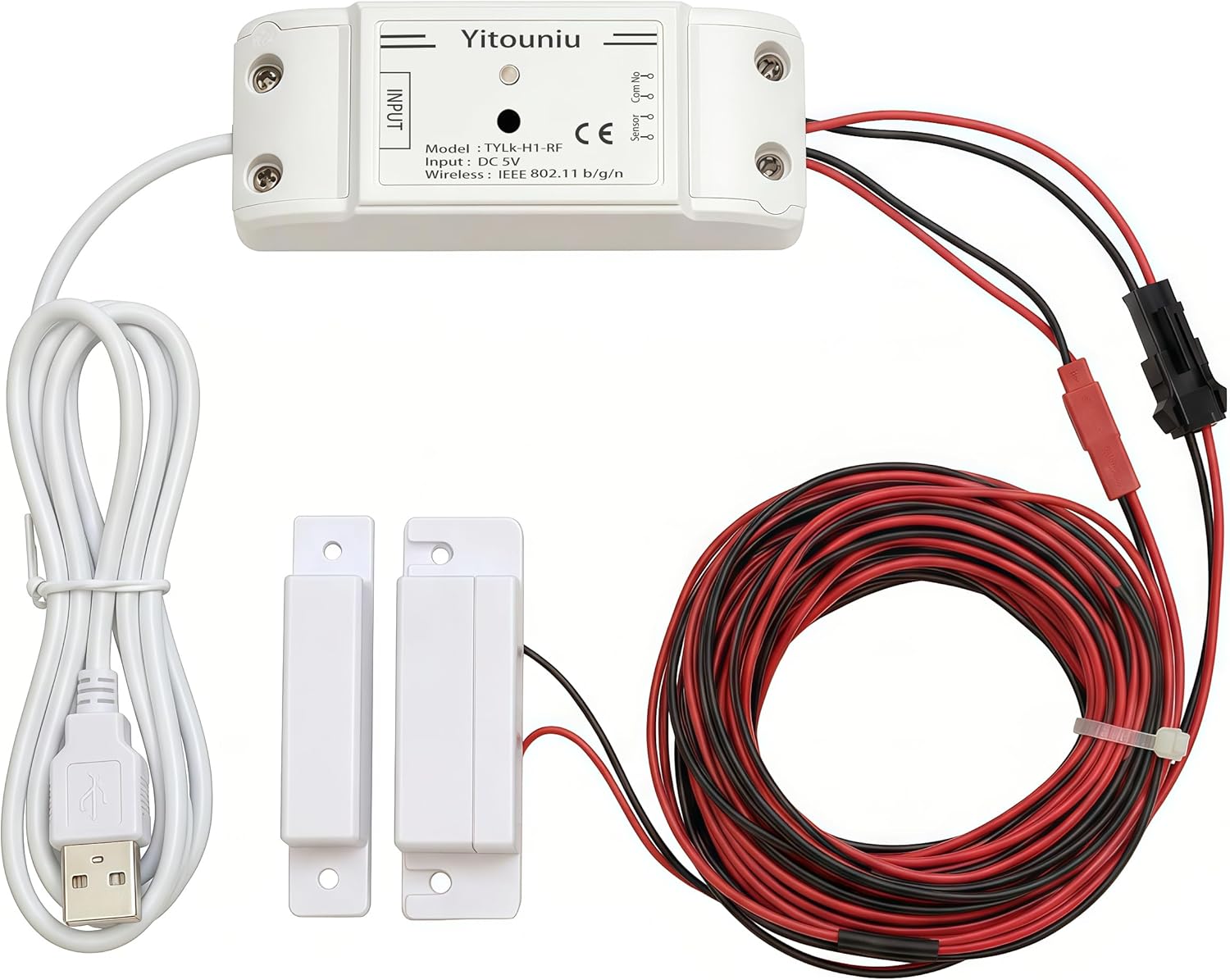 Tuya Smart WiFi 5V garage door opener controller Garage Open Close Monitor,wireless APP Remote Control Magnetic Door sensor,Compatible with Alexa Echo Google Home Tuya Smart WiFi 5V garage door opener controller Garage Open Close Monitor,wireless APP Remote Control Magnetic Door sensor,Compatible with Alexa Echo Google Home