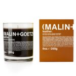 MALIN+GOETZ 9oz Scented Candle | Hand-Poured Soy Wax with Unique Fragrance Blends | Clean-Burning, Vegan & Cruelty-Free | Bergamot, Sage, Otto, Tomato, Strawberry, Cannabis, Dark Rum & Leather