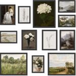 97 Decor Vintage Wall Art Prints - Vintage Posters For Room Aesthetic, Moody Vintage Prints For Wall Decor, French Country Botanical Paintings, Cozy Cottage Gallery Prints For Bedroom (Unframed)