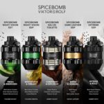 Viktor&Rolf – Spicebomb Eau de Toilette Extreme Men’s Cologne Set – Woody & Spicy – With Notes of Citrus & Tobacco – 3 Fl Oz & 0.3 Fl Oz
