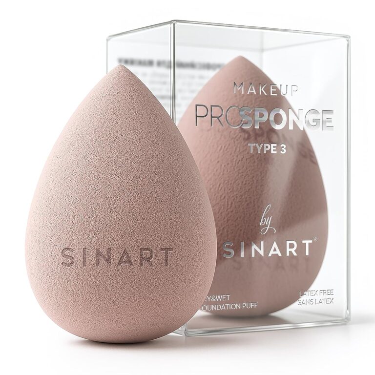 Beauty Blender PROSPONGE, MakeUp Sponges for Blending Liquid Foundation, Powder and Cream. Seamless, Professional, Vegan, Cruelty-Free, Beige