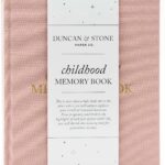 Childhood Memory Book - Baby Registry Search For Kids Till Age 18 W/Guided Prompts & More - Photo Album For Boy and Girl (175 Pages, Rose)