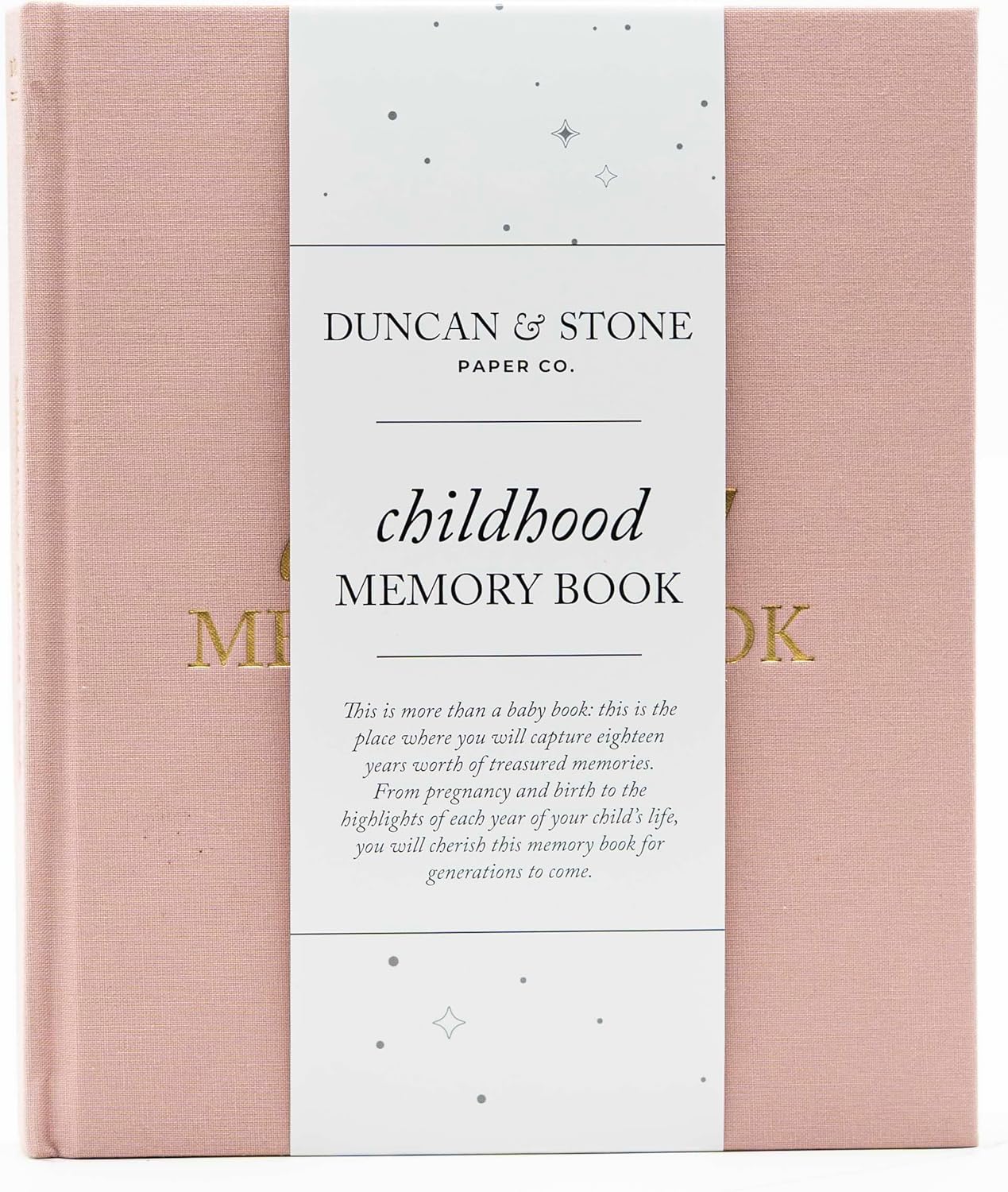 Childhood Memory Book - Baby Registry Search For Kids Till Age 18 W/Guided Prompts & More - Photo Album For Boy and Girl (175 Pages, Rose) Childhood Memory Book - Baby Registry Search For Kids Till Age 18 W/Guided Prompts & More - Photo Album For Boy and Girl (175 Pages, Rose)