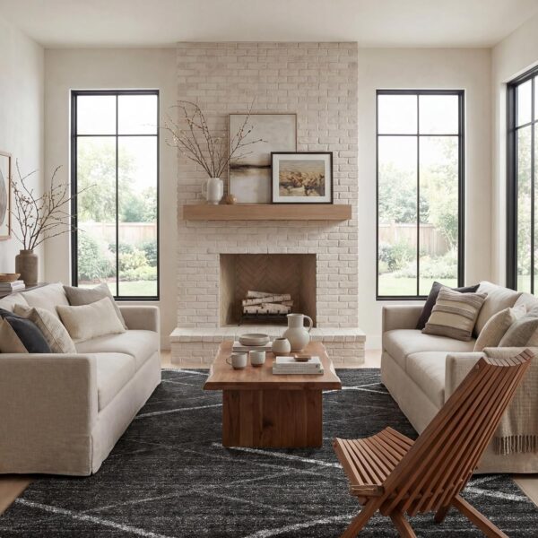 Nuloom Thigpen Charcoal/Grey, 5' x 8', Soft and Cozy, High Traffic, Stain Resistant, Easy Clean, Non-Shed, Durable Area Rug for Bedroom, Living Room, Dining Space, Den, Foyer, Entryway