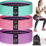WALITO Resistance Bands for Working Out, Fabric Exercise Bands for Legs and Butt, Workout Bands for Women and Men, Booty Band for Yoga Starter Set, Pilates, Rehab, Fitness and Home Workout