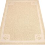 UPSKY Large Cat Litter Mat Trapper 35"23" Traps Litters from Box and Paws Scatter Control for Folding Trapping Mat Soft for Floor on Sensitive Kitty Paws Easy to Clean
