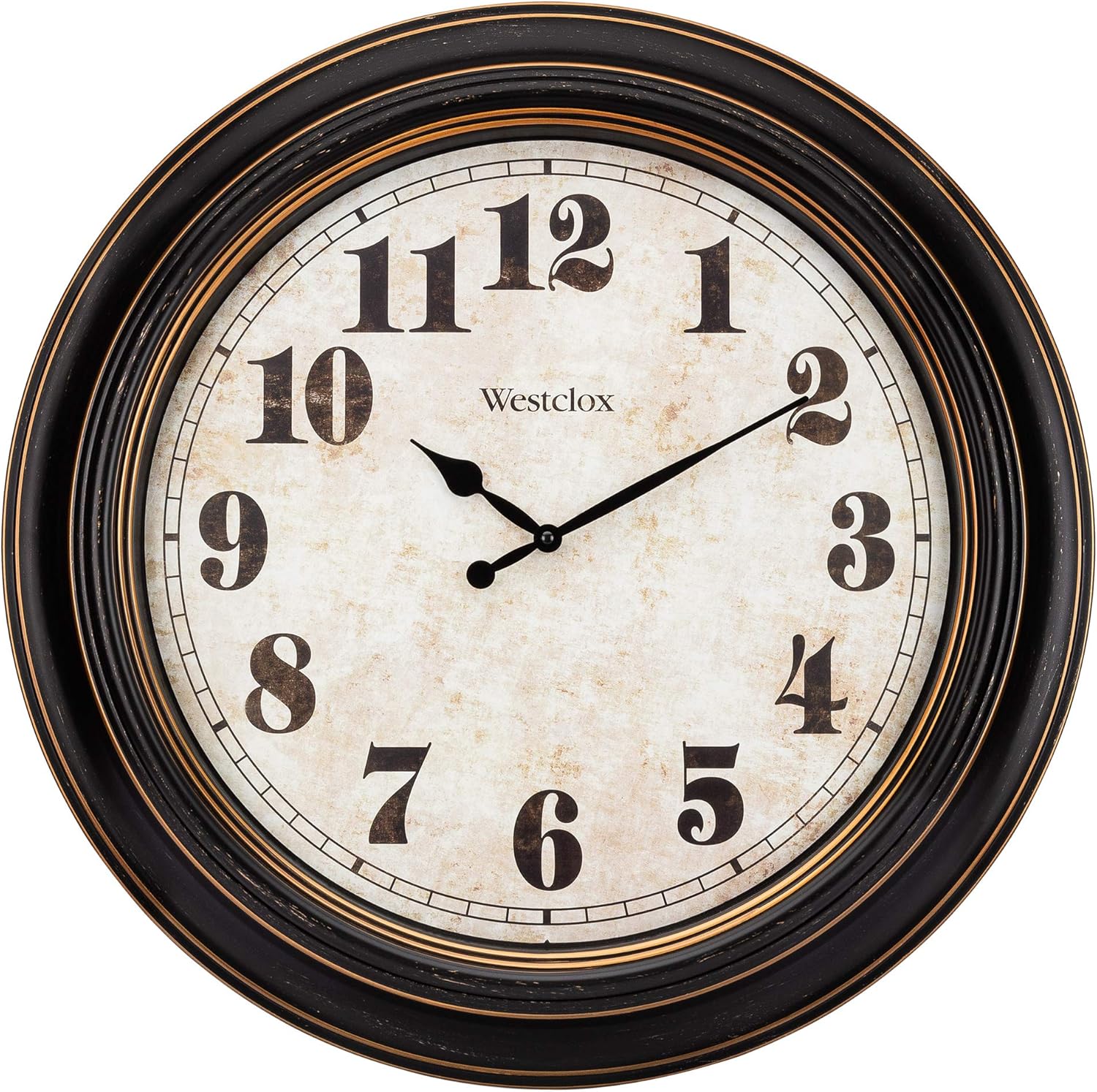 Westclox Traditional Large Wall Clock Battery-Operated Clock for Living Room, Bedroom, Office | Ideal Housewarming Gift (20 Inch, Rustwood) Westclox Traditional Large Wall Clock Battery-Operated Clock for Living Room, Bedroom, Office | Ideal Housewarming Gift (20 Inch, Rustwood)