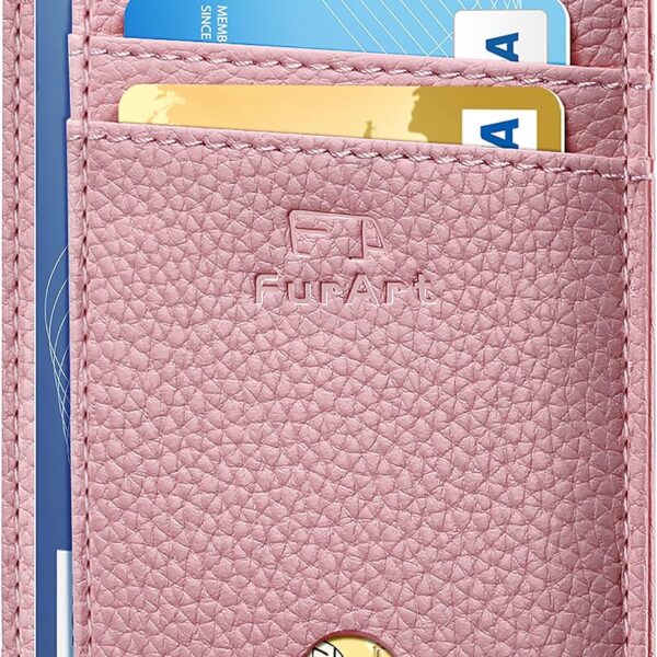 FurArt Slim Minimalist Wallet, Front Pocket Wallets, RFID Blocking, Credit Card Holder for Men