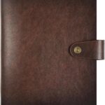 Photo Album 4x6 300 Pockets, Genuine Leather Photo Albums 300 Photos with Writing Space 40 Writing Paper, Family Wedding Travel Kids Graduation Ultrasound Baby Picture Album Scrapbook, Gifts, Brown