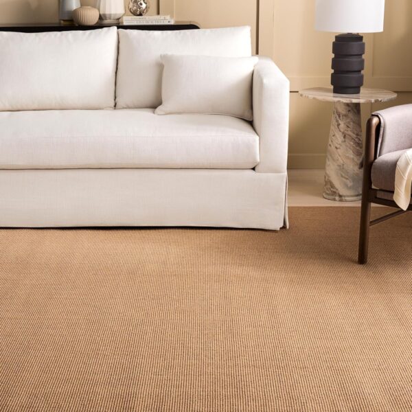 Martha Stewart x SAFAVIEH Area Rug Collection - 8' x 10', Beige, Sisal & Jute, Farmhouse Style, Ideal for Living Room, Bedroom, Office, Dining Space (MSR9501B)