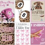 ZxXzkwpP Pink Cheetah Print Room Decor Poster, Trendy Fashion Leopard Print Wall Art Aesthetic Lucky 8 Ball Poster Coquette Preppy Y2k Funky Art For Bedroom (Pink 8x12x6 Unframed)