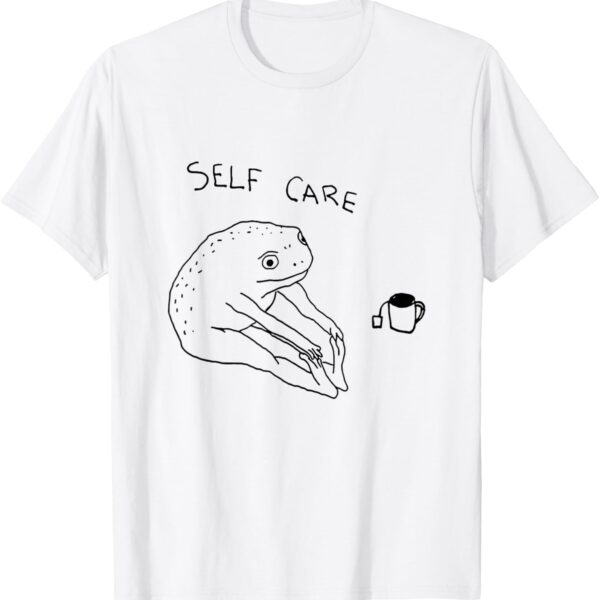 Self Care | Frog Drinking Tea T-Shirt