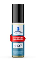 Quality Fragrance Oils’ Acq. Di Gio Impression #107 | Long-Lasting Perfume Oil, Alcohol-Free, Strong Scent, 10ml Roll-On | Affordable Alternative to Designer Fragrances